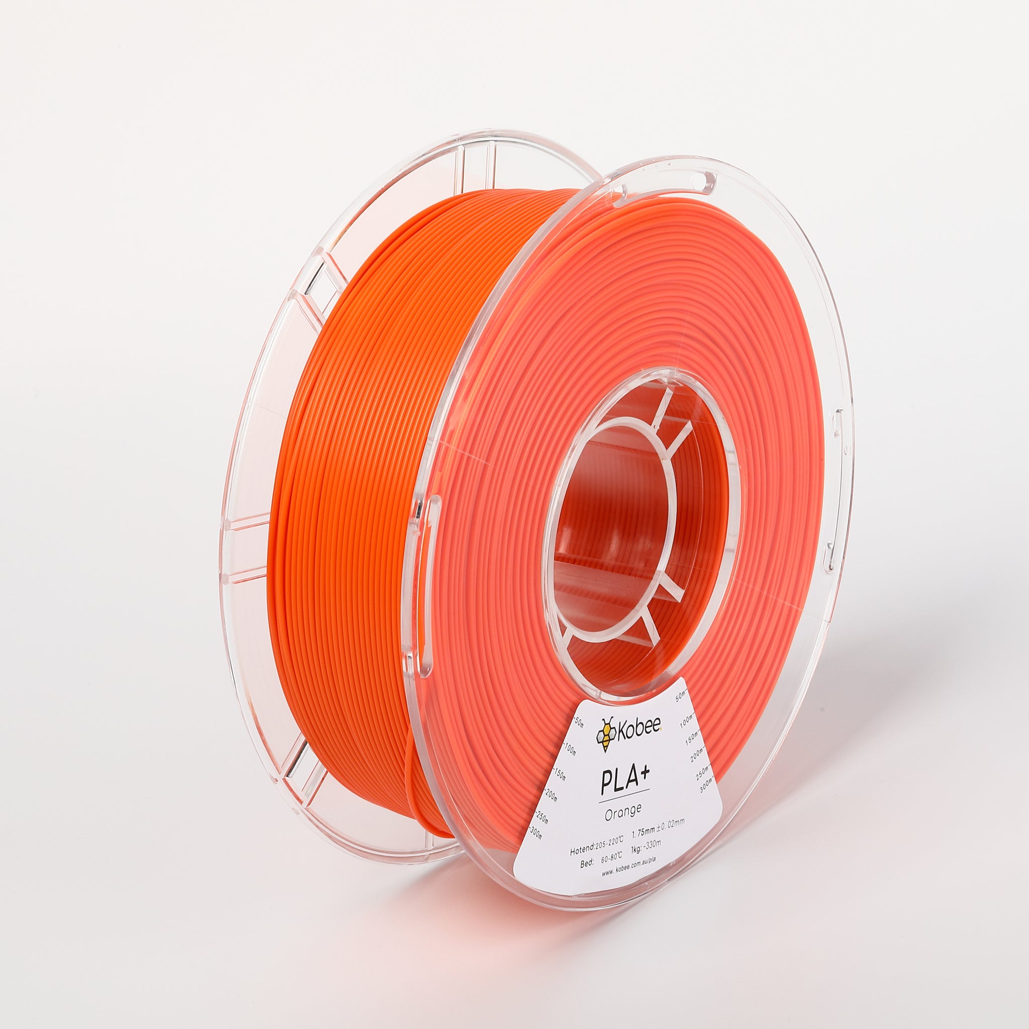 PLA+ 3D Filament 1.75mm 1KG - Kobee - Orange - - - Kobee