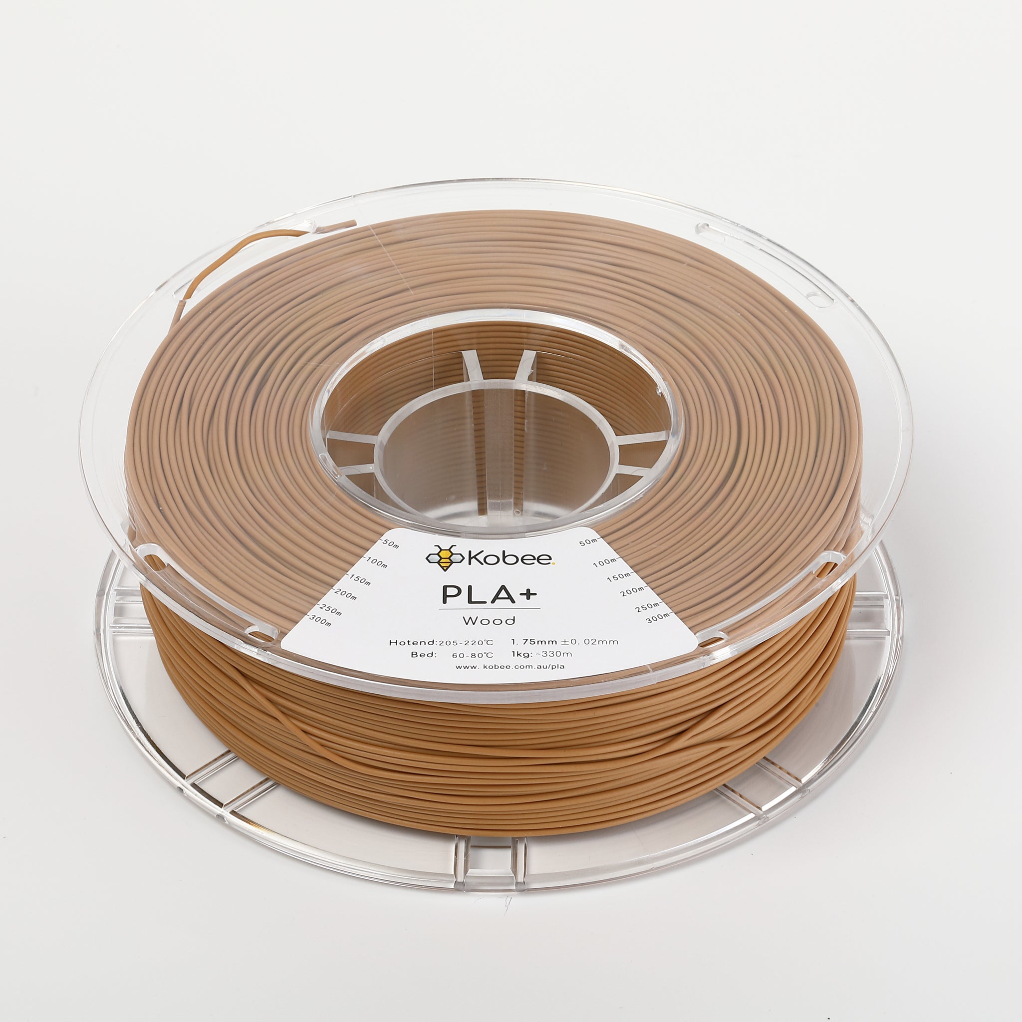 Wood PLA+ 3D Filament 1.75mm 1KG - Kobee - - - - Kobee