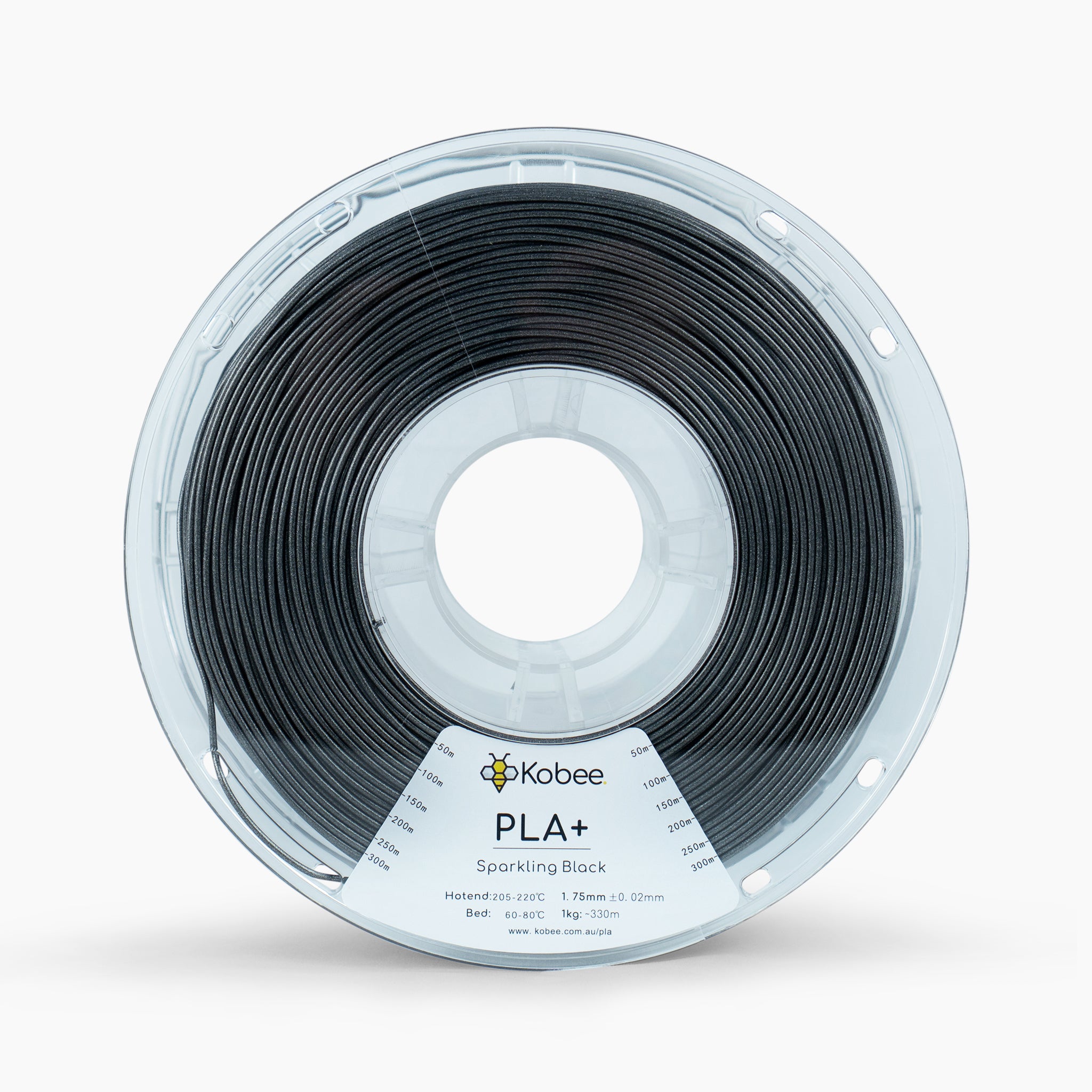 Black Galaxy PLA+ 3D Filament 1.75mm 1KG - Kobee