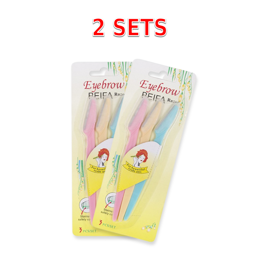 Eyebrow Razors - 2 Sets - - - Kobee