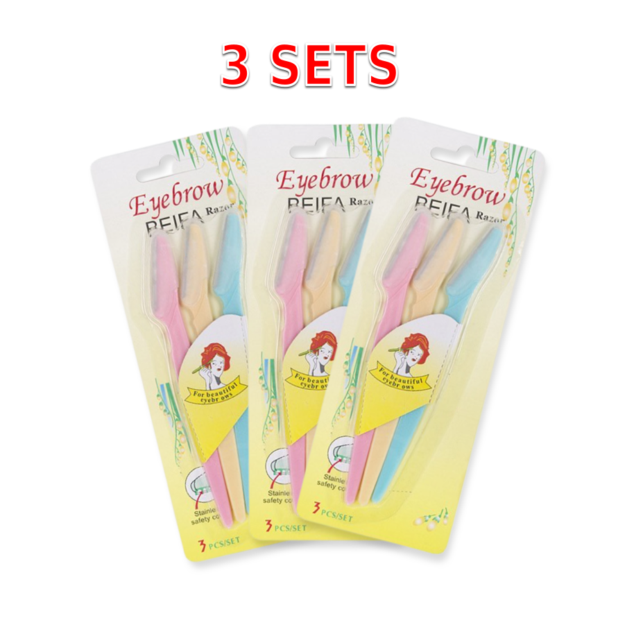 Eyebrow Razors - 3 Sets - - - Kobee