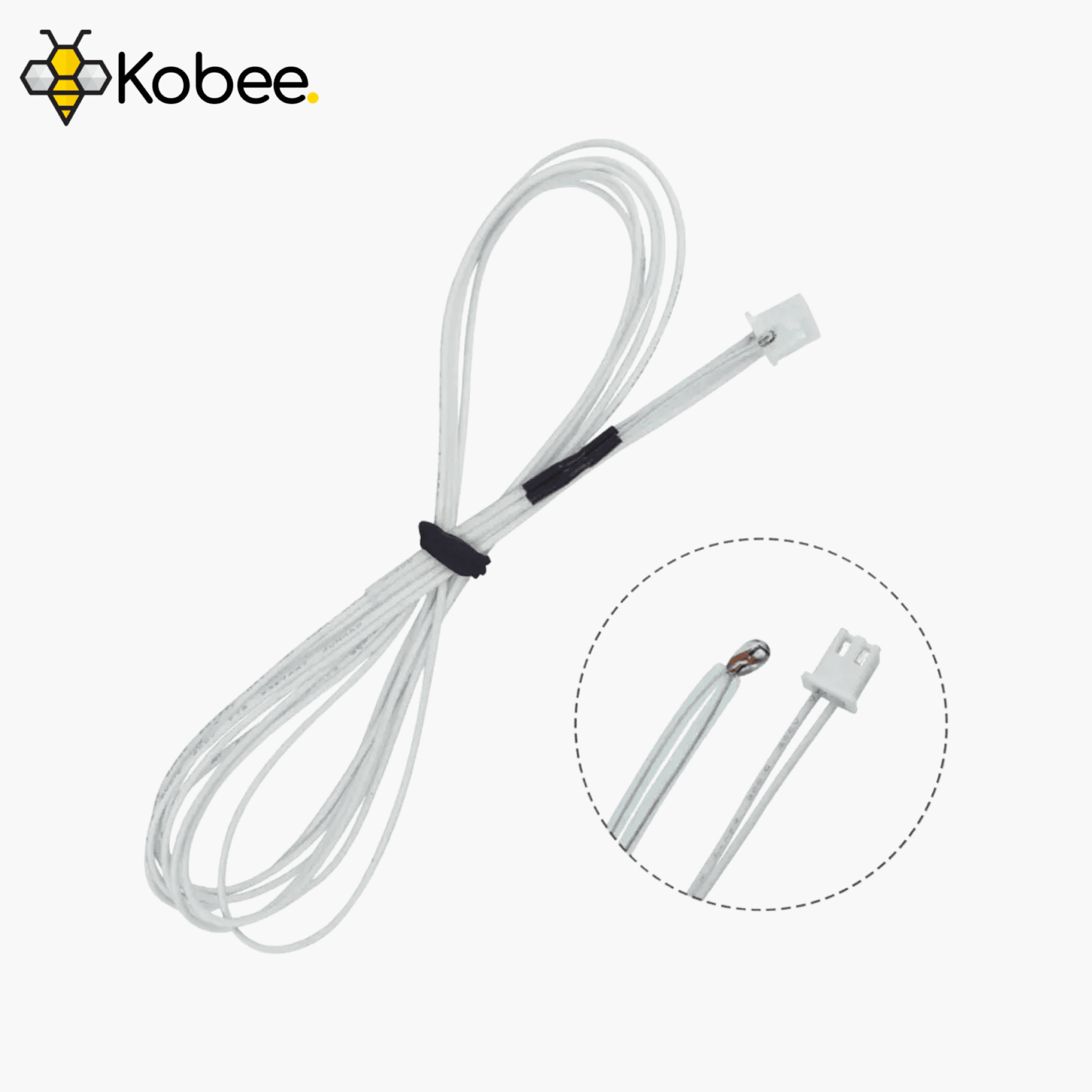 1 metre NTC 3950 thermistor cable with XH2.54 two-pin terminal