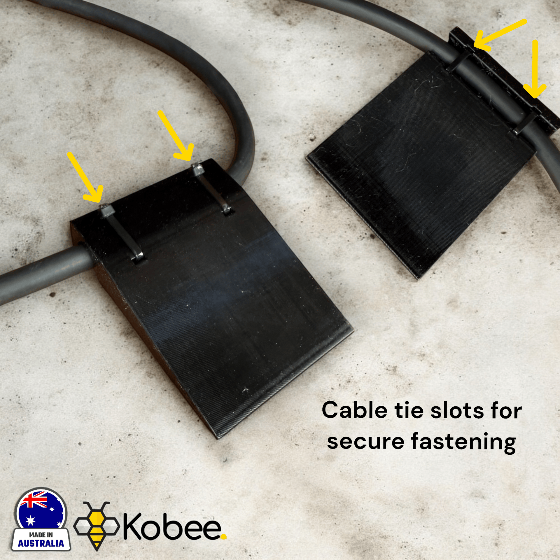 Side-mount EV charging cable garage door pass-through protector
