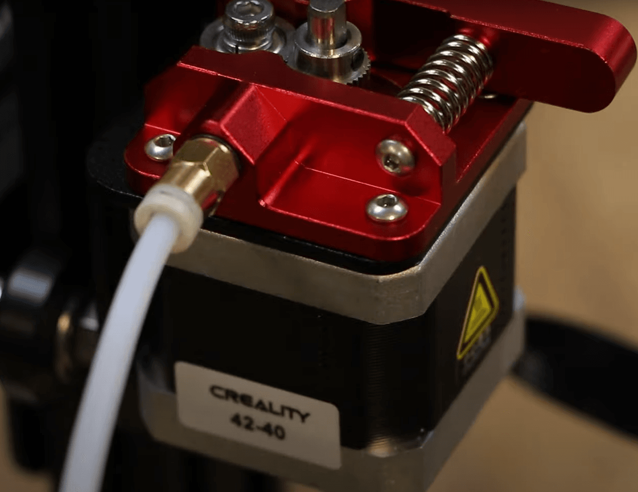 Refit the Bowden tube