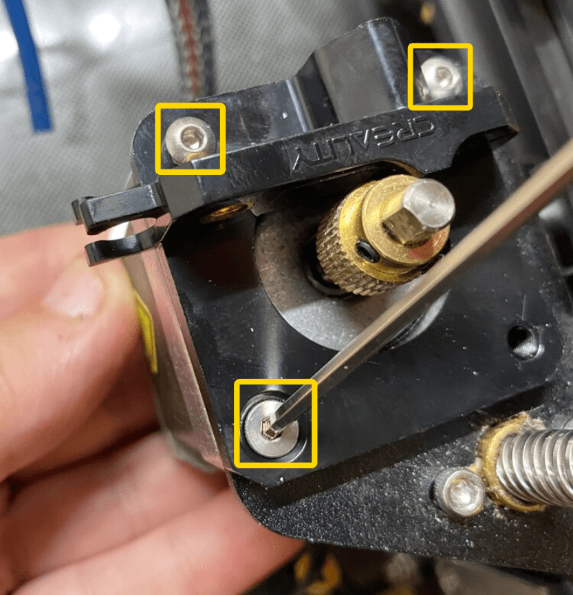 Separate the stepper motor
