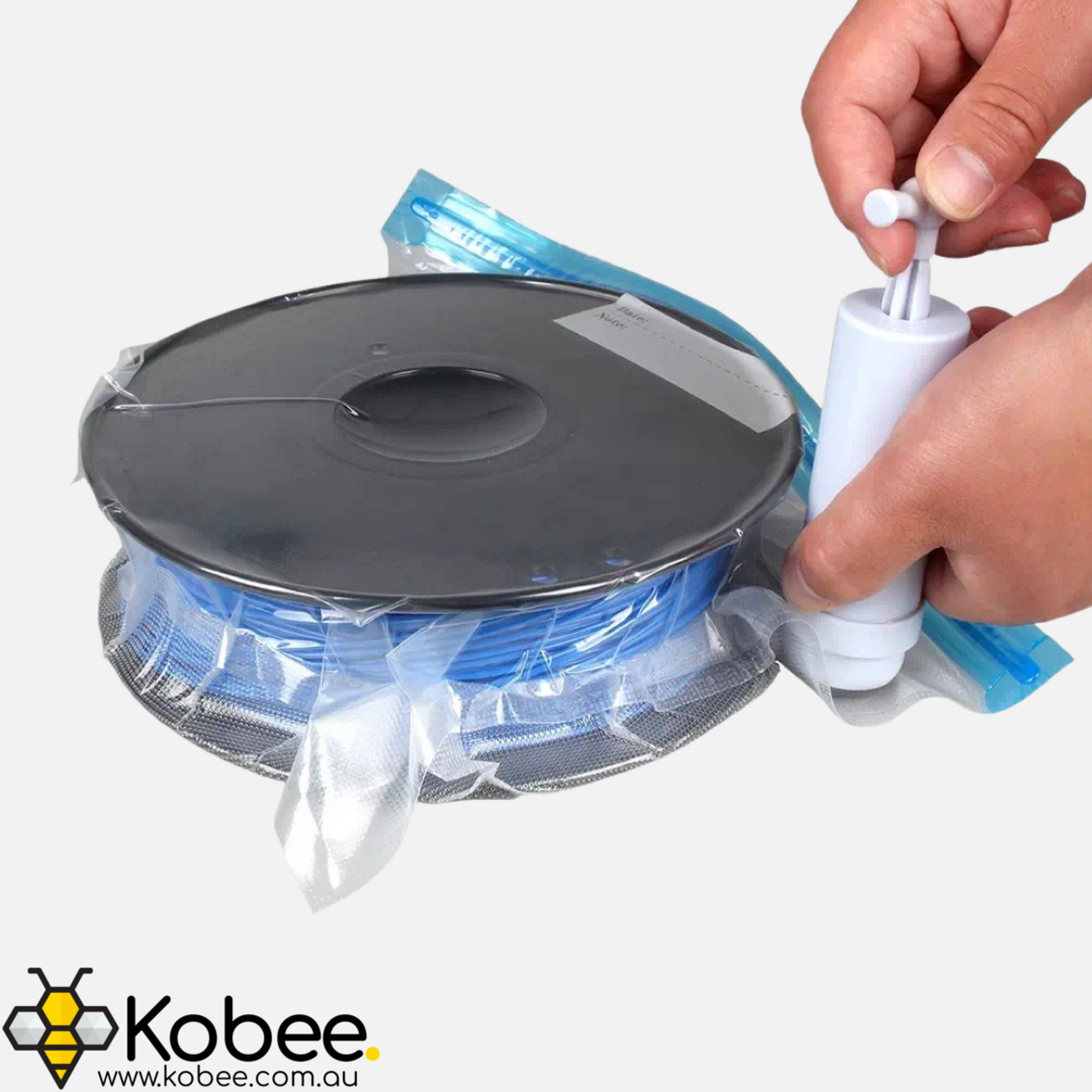 3D Printer Filament Storage Vacuum Bags — 5 Pack — details and dimensions