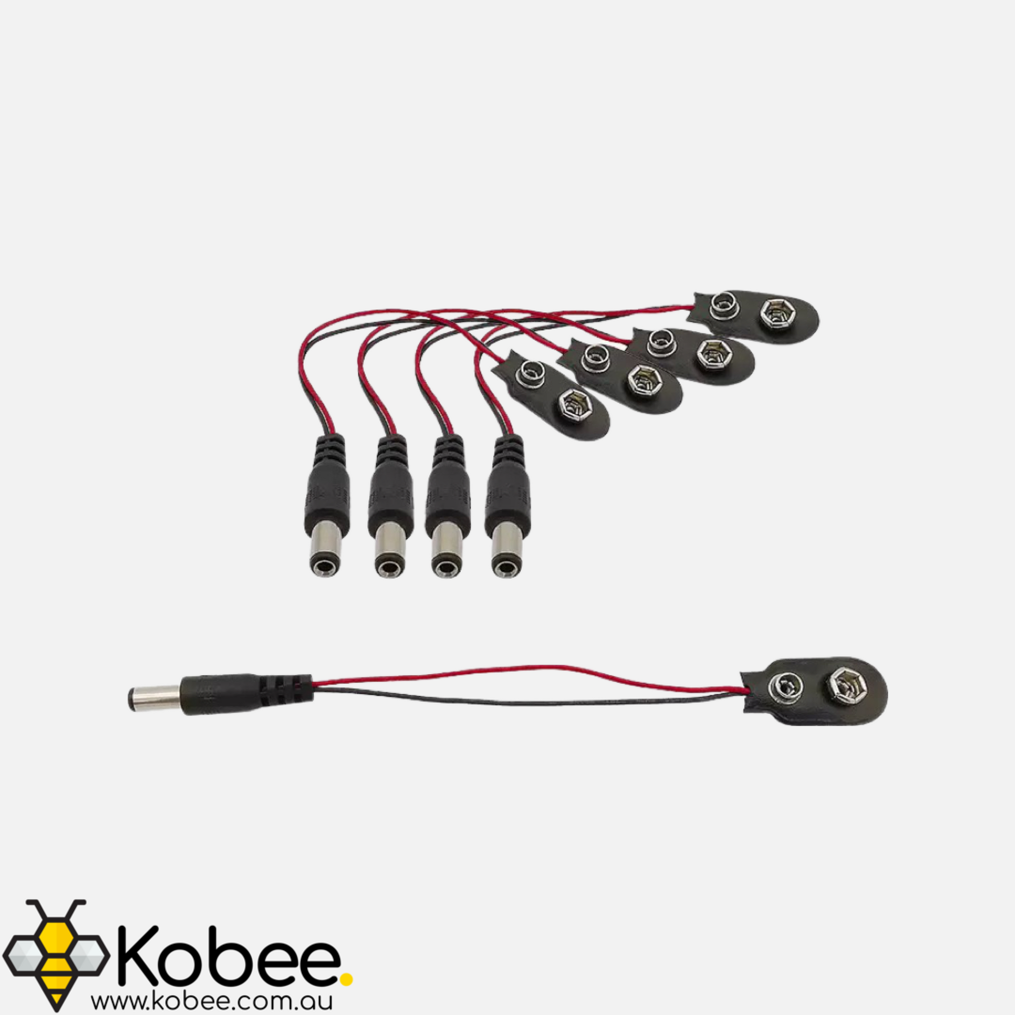9V Battery Connector - DC Jack — detail view