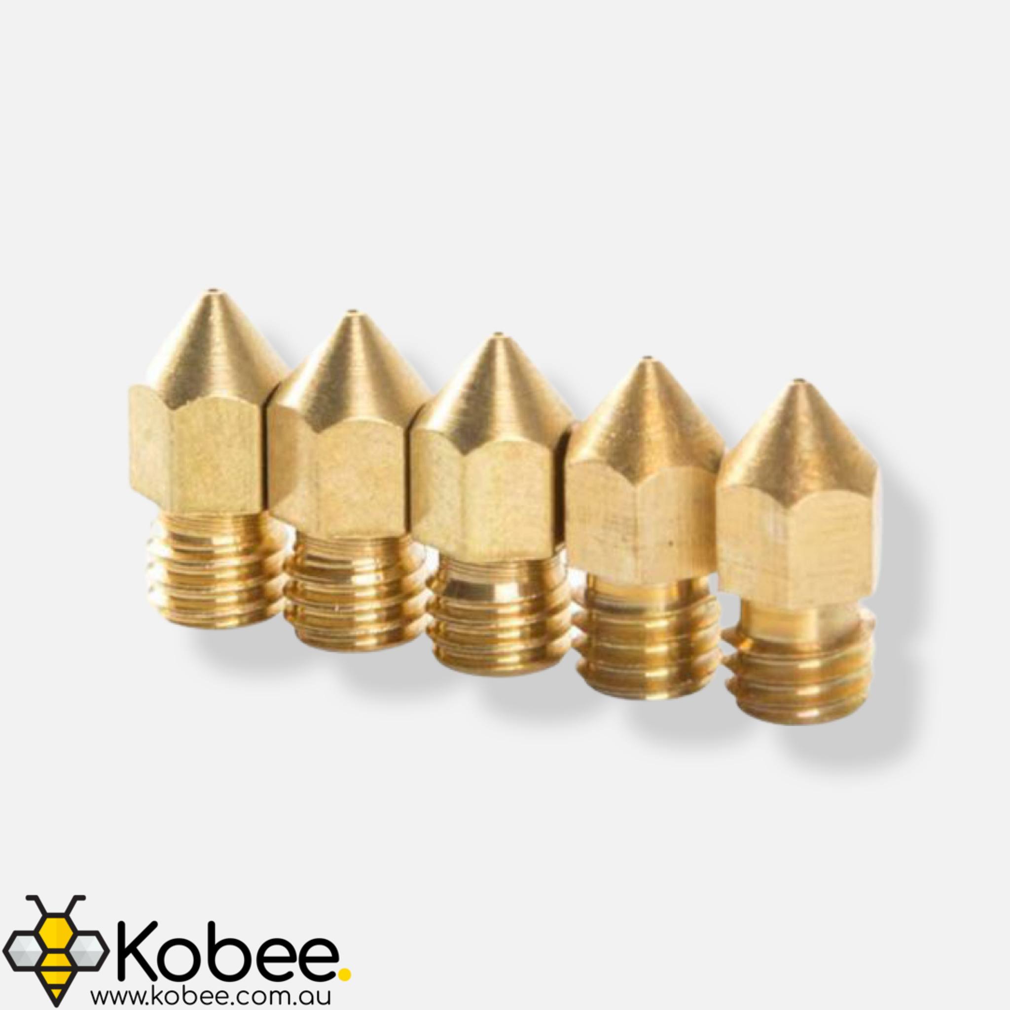 MK8 brass nozzle size options from 0.2 mm to 1.0 mm