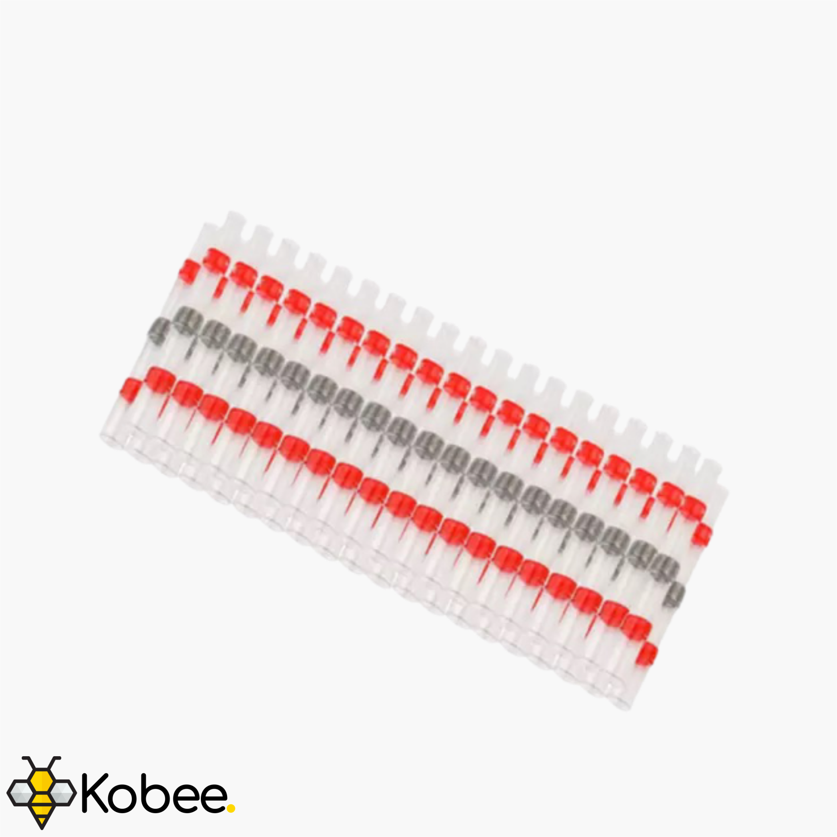 0.5–1.0 mm² Solder Sleeve Wire Connectors — Red