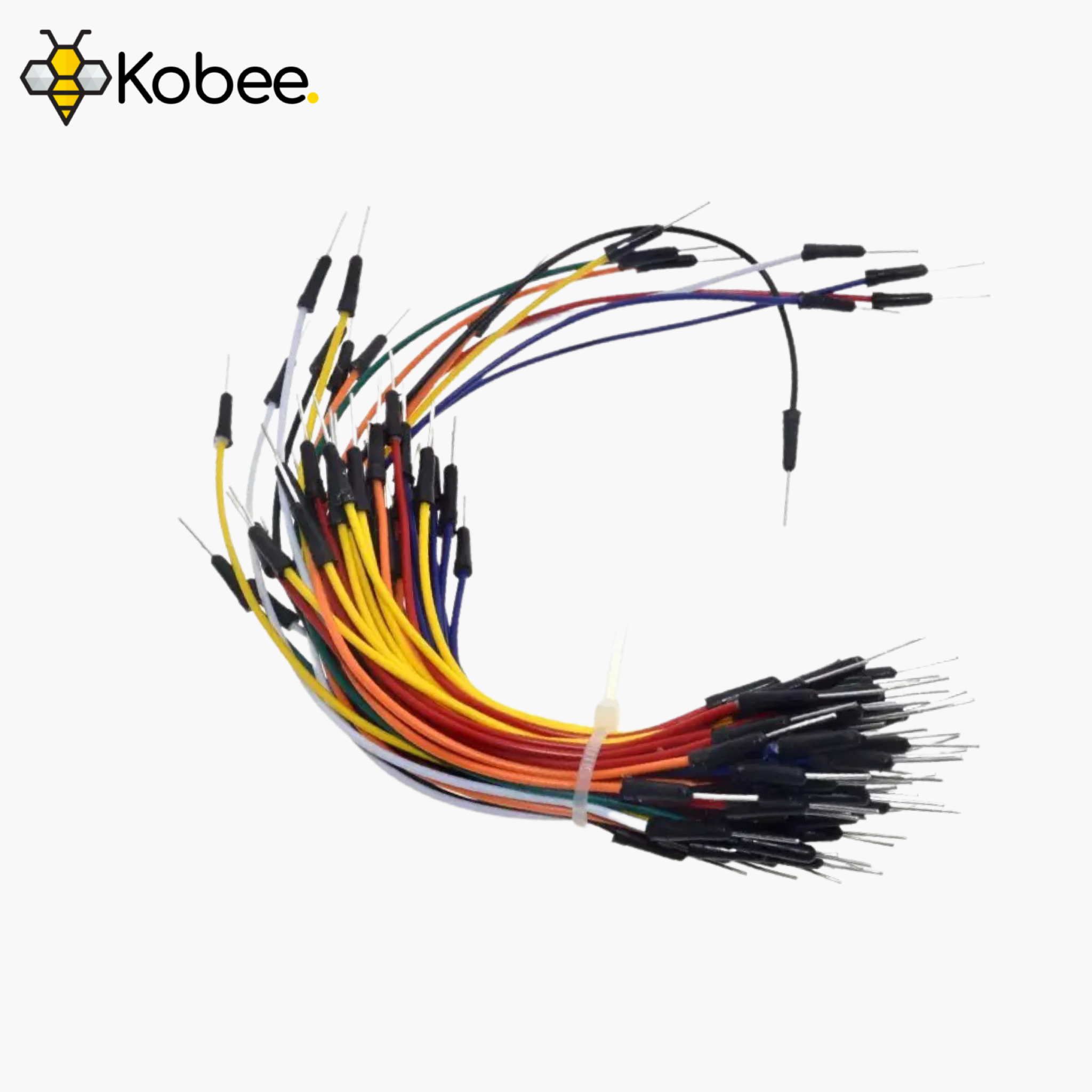 Solderless Breadboard Jumper Wires — 65 Piece Set — details and dimensions