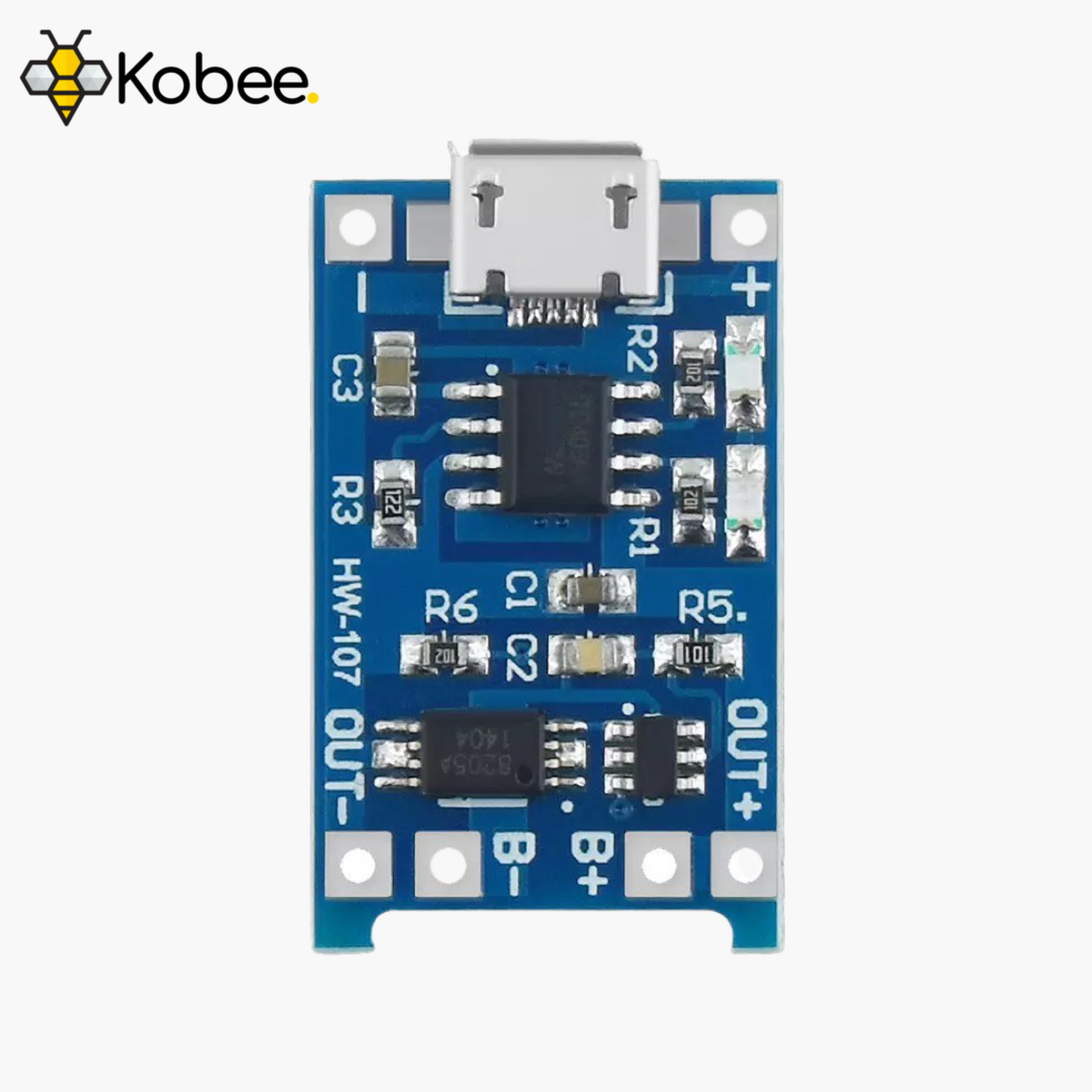 TP4056 Micro USB 5V 1A Lithium Battery Charger — detail view