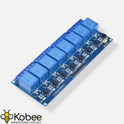 12V 8 Channel Relay Module 10A - - - - Kobee