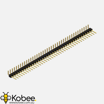 1x40 Pin Male Headers - Right Angle - - - - Kobee