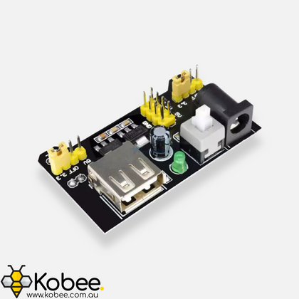 3.3V + 5V Solderless Breadboard Power Supply Module - - - - Kobee