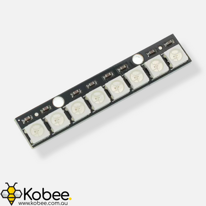 8 LED RGB Neopixel Stick - WS2812B - - - - Kobee