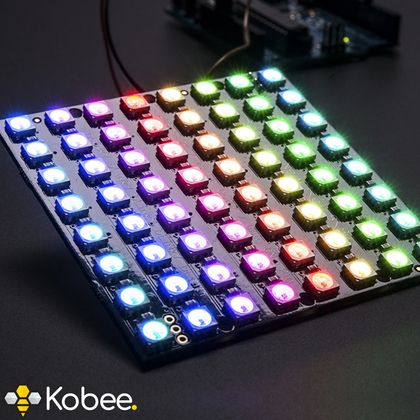 8x8 LED RGB Neopixel Matrix - WS2812B - - - - Kobee