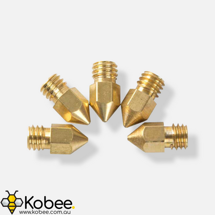 Ender 3 / MK8 3D Printer Brass Nozzle - - - - Kobee