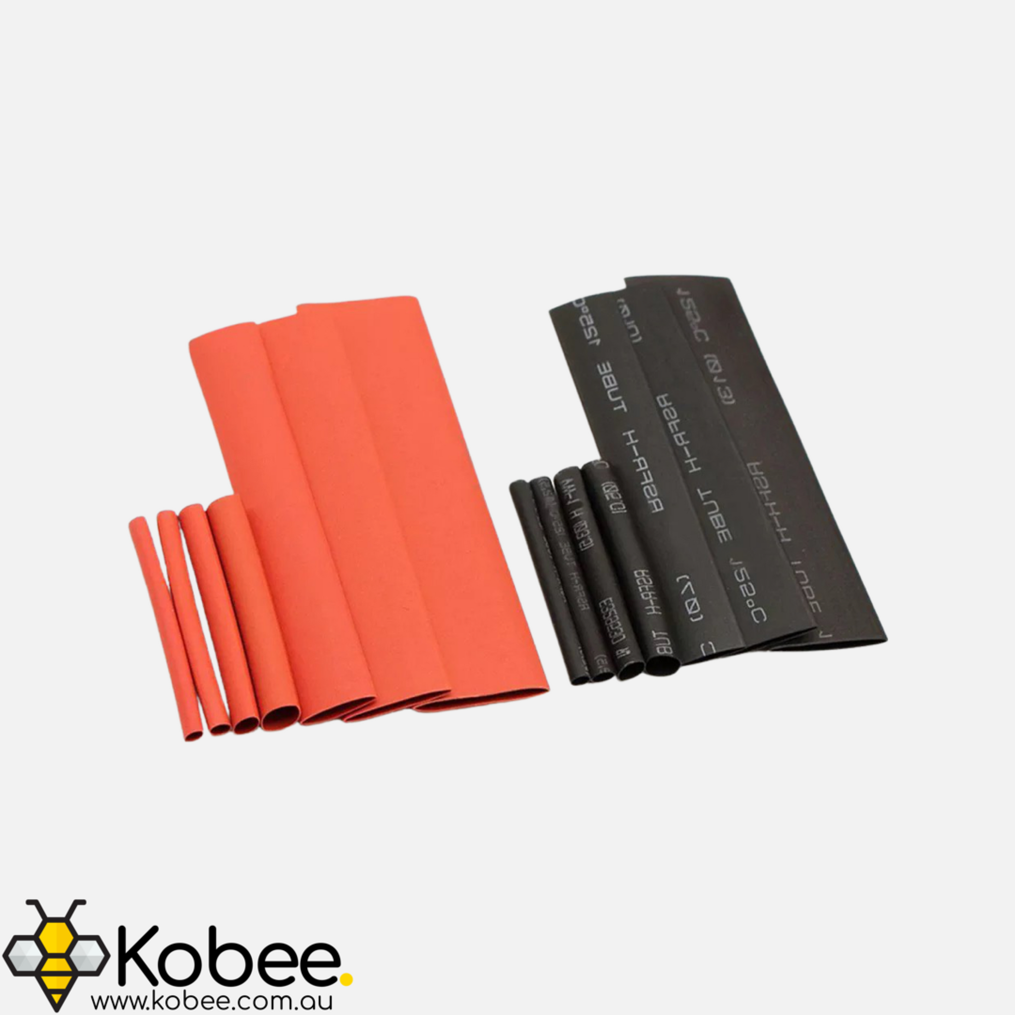 Pre-Cut Multi-Colored Heat Shrink Pack Kit - 127 Pcs - - - - Kobee