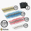 Solder Sleeve Wire Splice Terminators - Multi Packs - Mixed Packs (26-10 Gauge) - Mixed Pack 3 - - Kobee