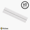 Solder Sleeve Wire Splice Terminators - Multi Packs - White (26-24 Gauge) - 60 Pieces - - Kobee